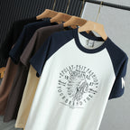 American Casual Cotton Washed Brushed Half Sleeve T-shirt