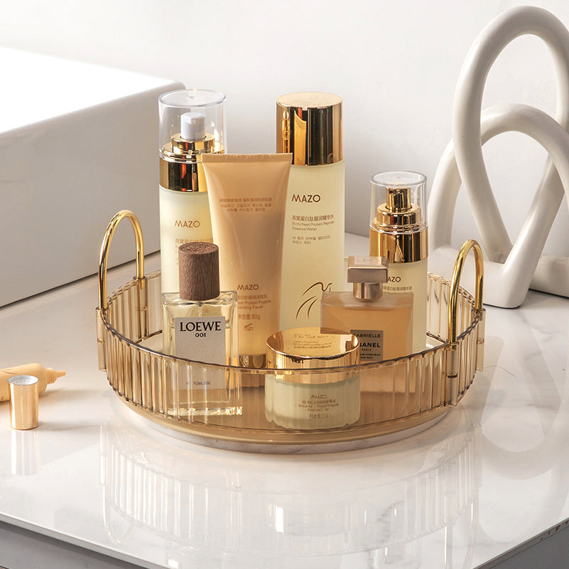 Bathroom Cosmetics Rotating Storage Rack Desktop box